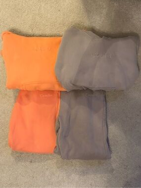 Comfrt Kids Matching Sets - Coral and Taupe